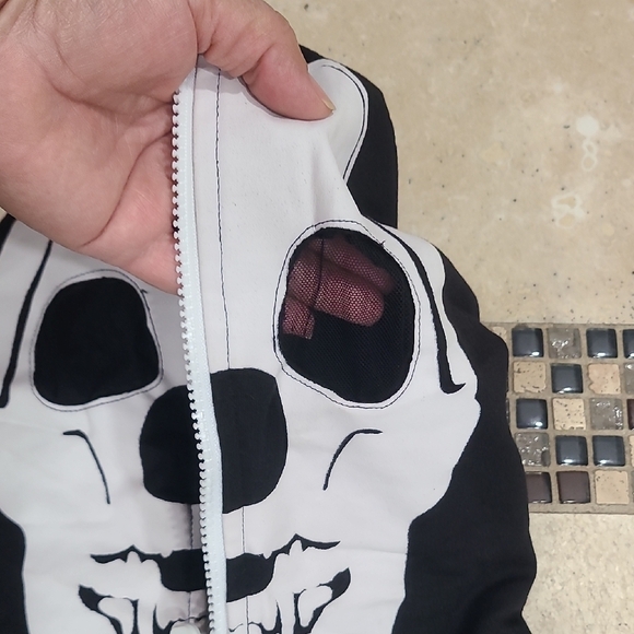 Halloween Costum Tipsy Elves Black and White Skeleton Jumpsuit - Picture 5 of 10